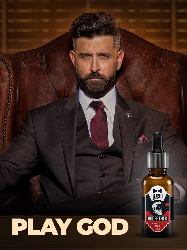 Beardo Godfather Lite Beard and Moustache Oil, 30 ml-2.webp